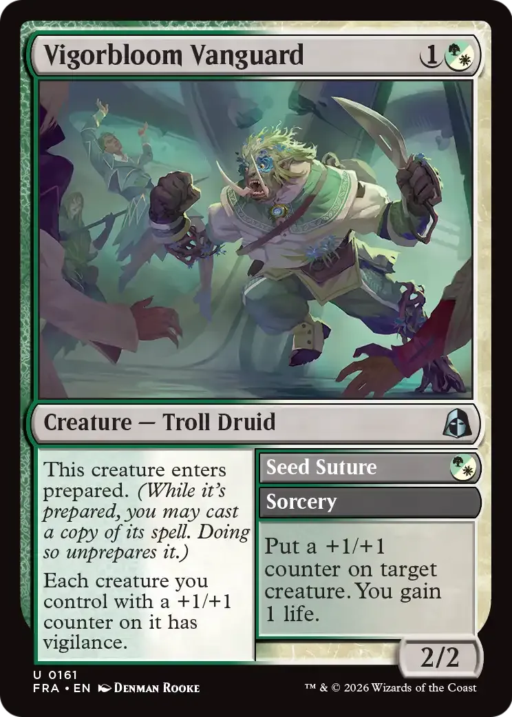 Avant-garde de Vivefleur // Seed Suture — Reality Fracture — Magic: The Gathering