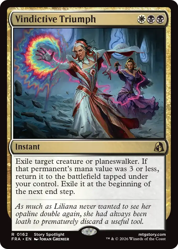 Triomphe vindicatif — Reality Fracture — Magic: The Gathering