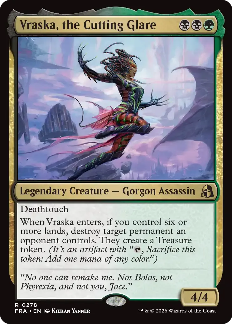 Vraska, le regard tranchant — Reality Fracture — Magic: The Gathering