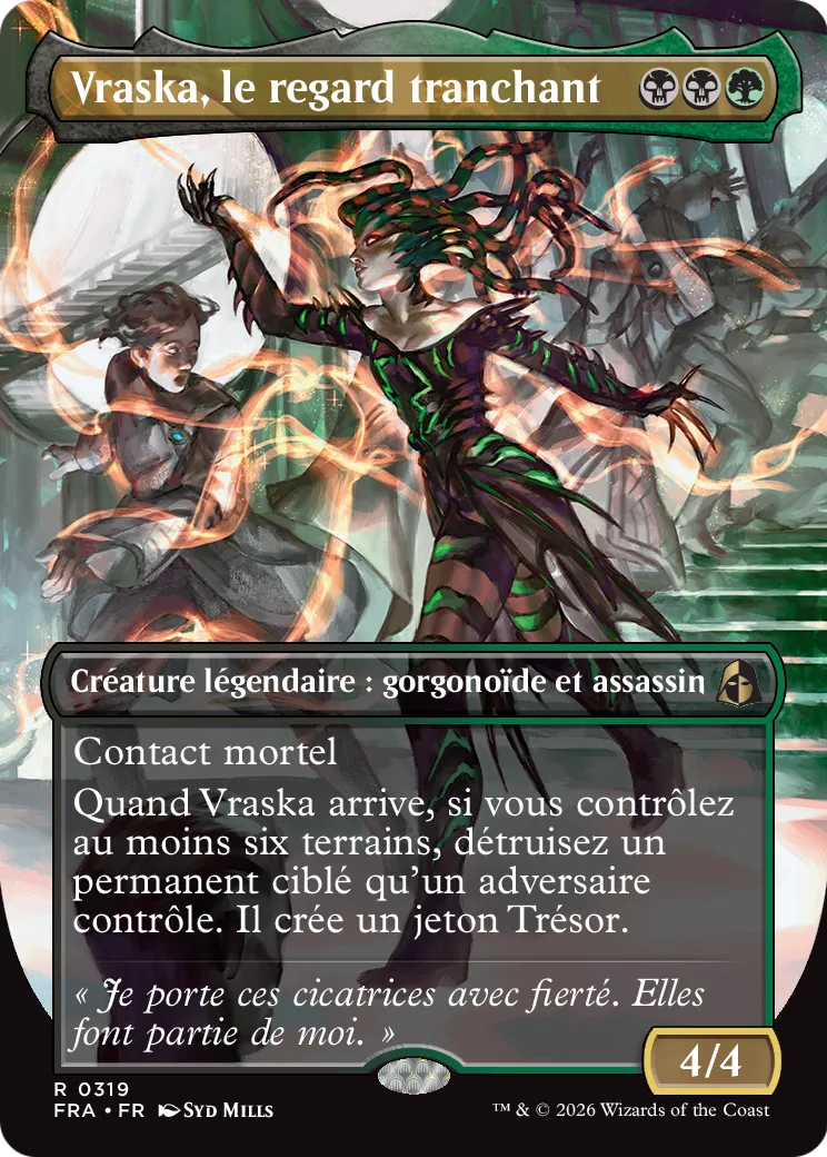 Vraska, le regard tranchant — Reality Fracture — Magic: The Gathering