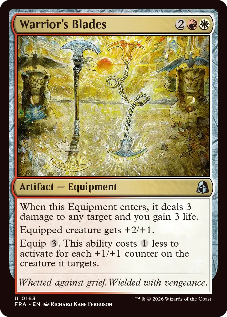 Lames du guerrier — Reality Fracture — Magic: The Gathering