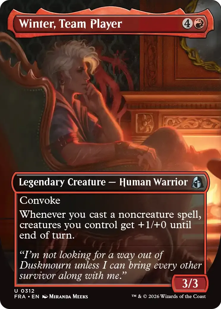 Winter, Team Player — Reality Fracture — Magic: The Gathering