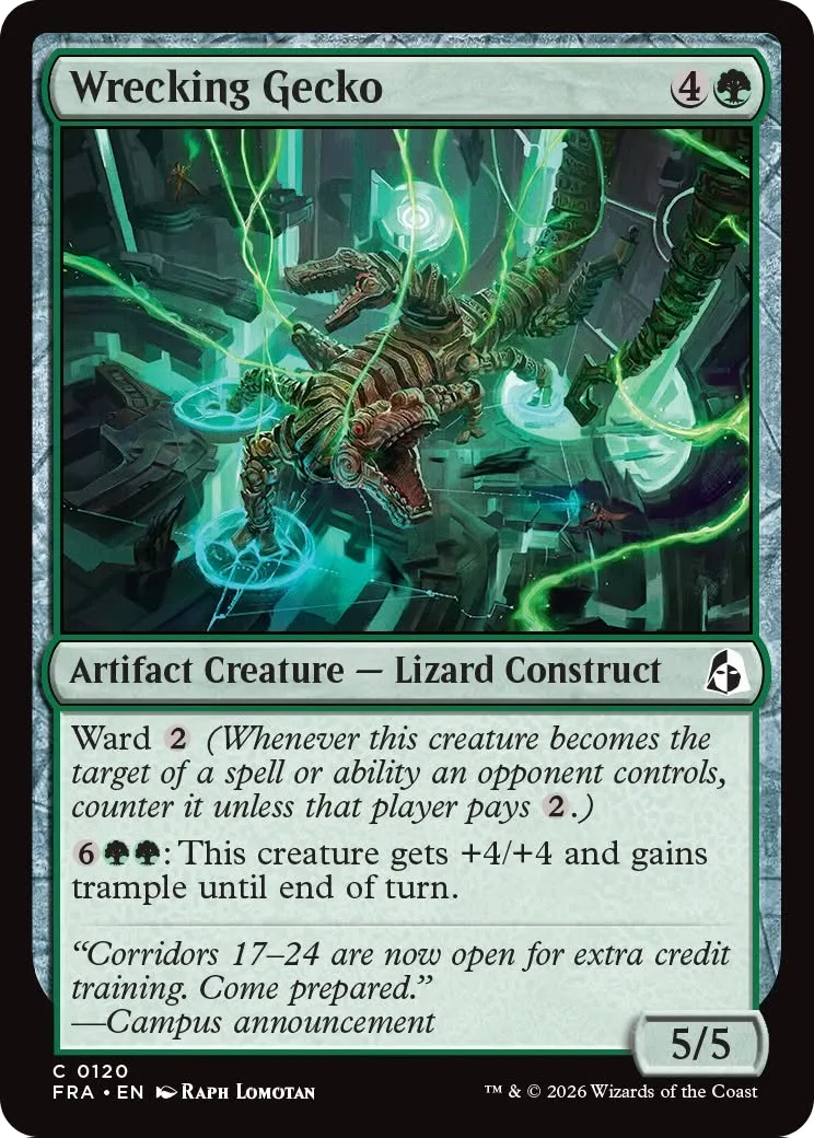 Wrecking Gecko — Reality Fracture — Magic: The Gathering