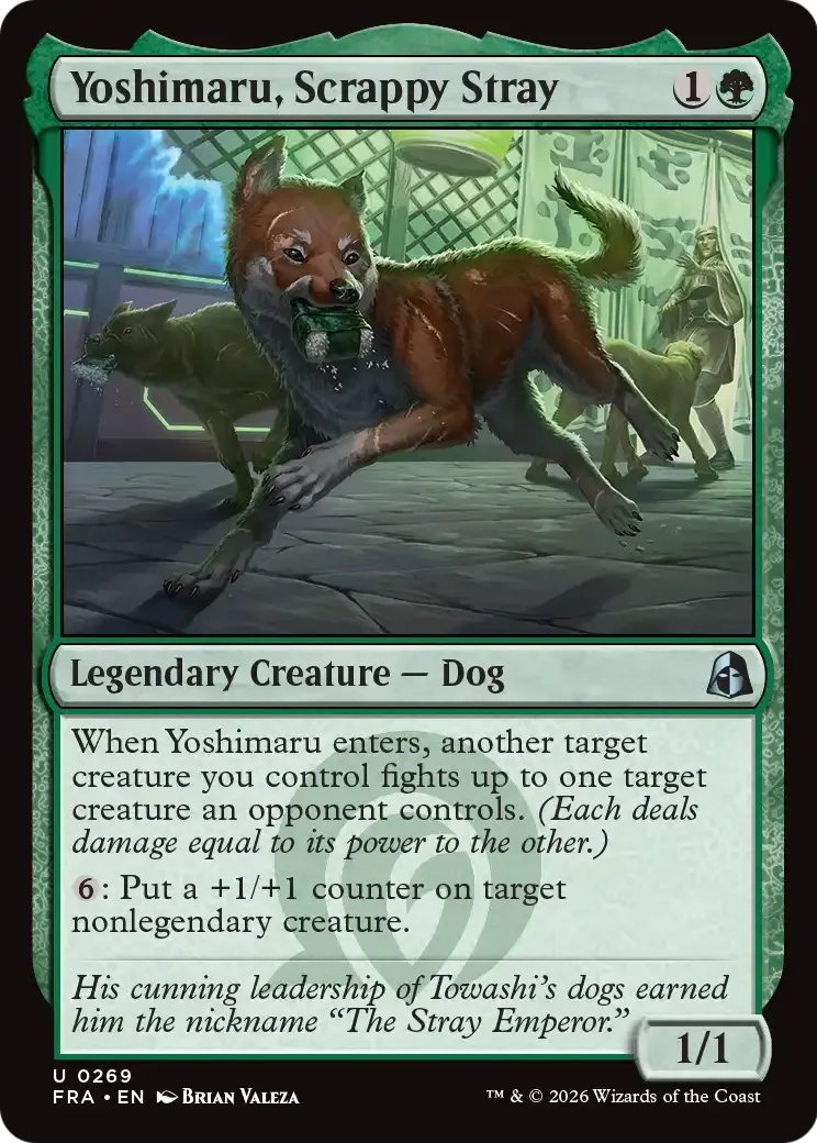 Yoshimaru, Scrappy Stray — Reality Fracture — Magic: The Gathering