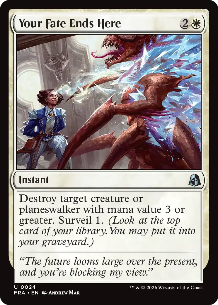 Your Fate Ends Here — Reality Fracture — Magic: The Gathering