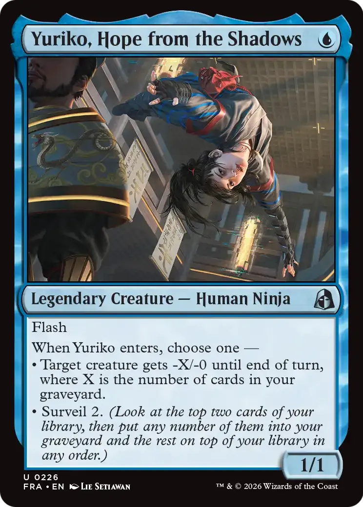 Yuriko, espoir des ombres — Reality Fracture — Magic: The Gathering
