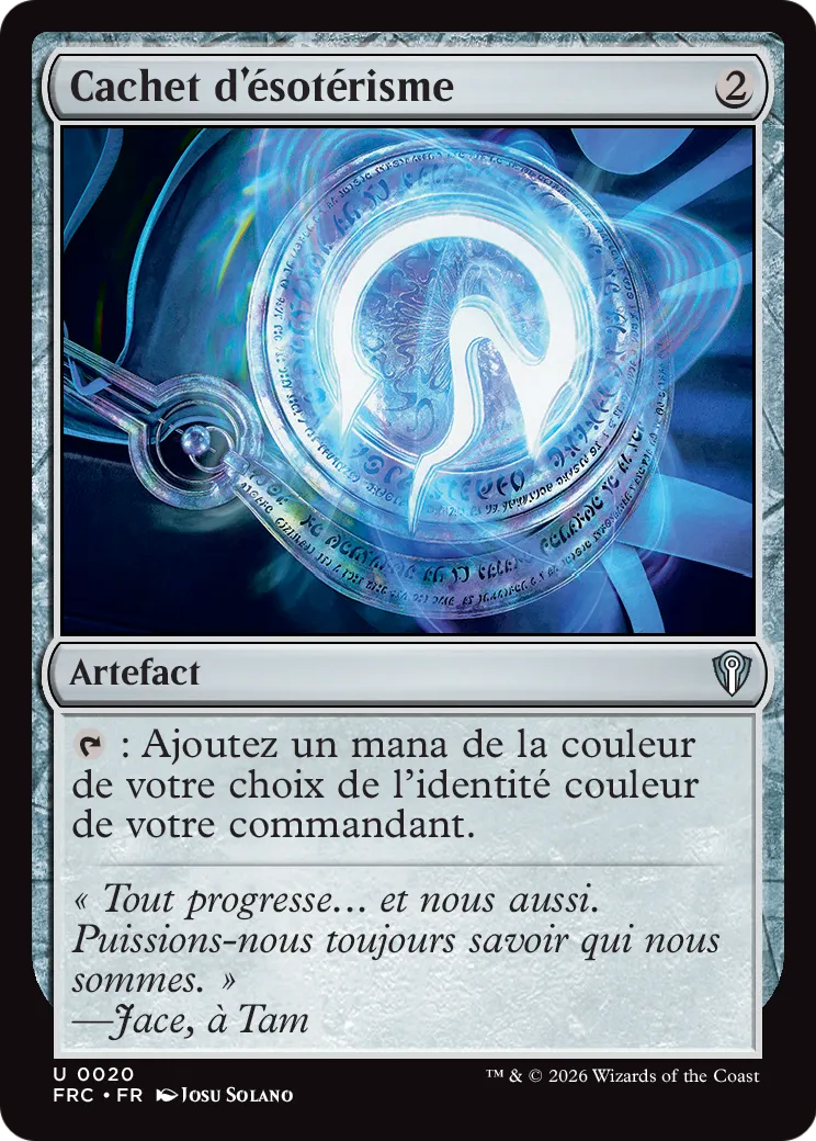 Cachet d'ésotérisme — Reality Fracture Commander — Magic: The Gathering