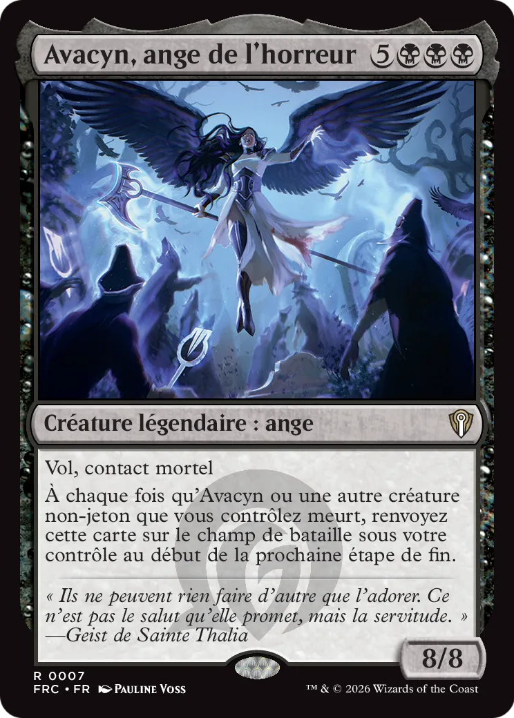 Avacyn, ange de l'horreur — Reality Fracture Commander — Magic: The Gathering