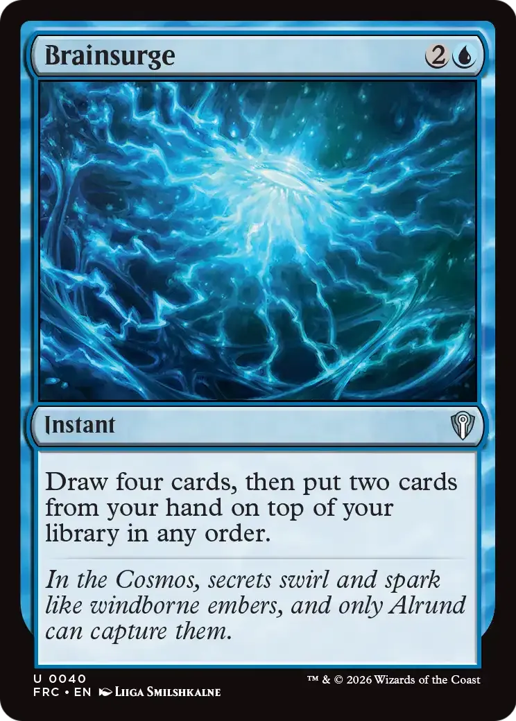 Déferlement cérébral — Reality Fracture Commander — Magic: The Gathering