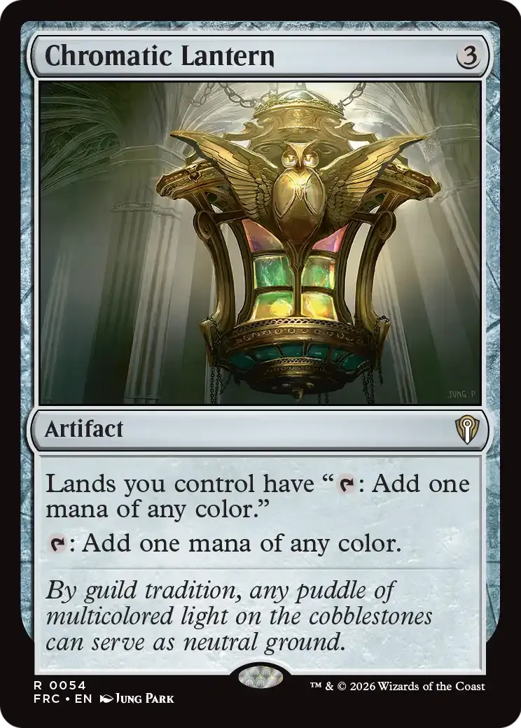 Chromatic Lantern — Reality Fracture Commander — Magic: The Gathering