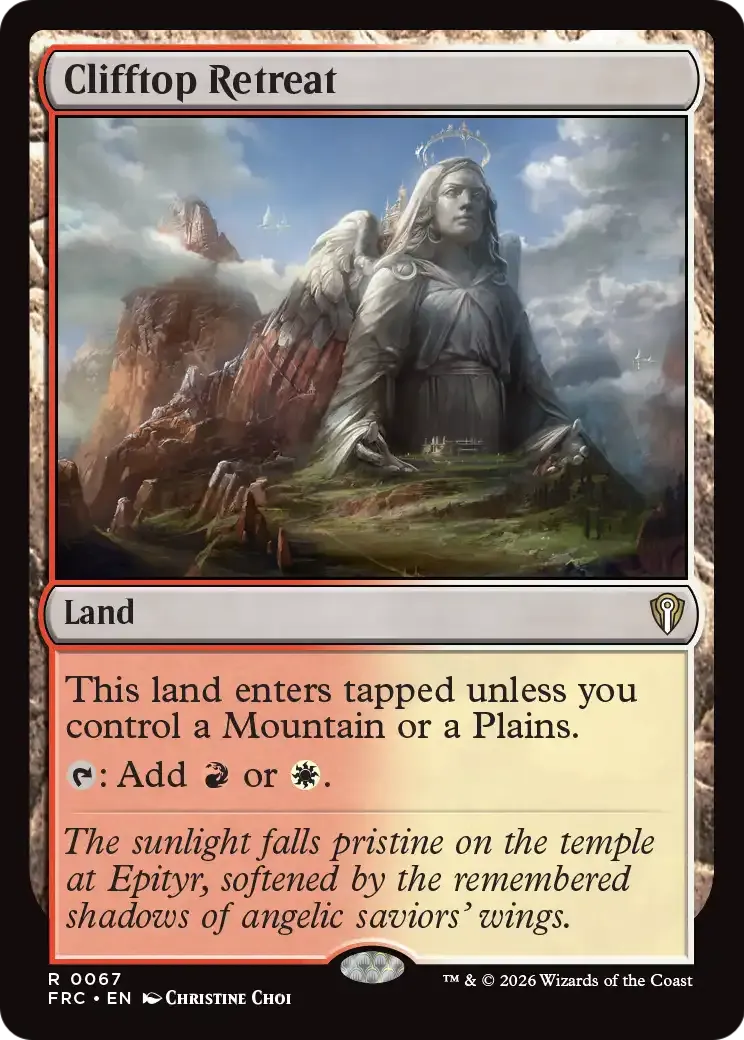 Clifftop Retreat — Reality Fracture Commander — Magic: The Gathering