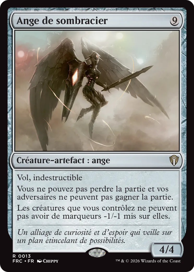 Ange de sombracier from Reality Fracture Commander - Magic: The Gathering