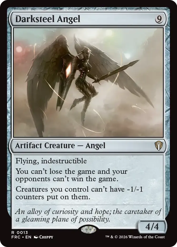 Darksteel Angel — Reality Fracture Commander — Magic: The Gathering