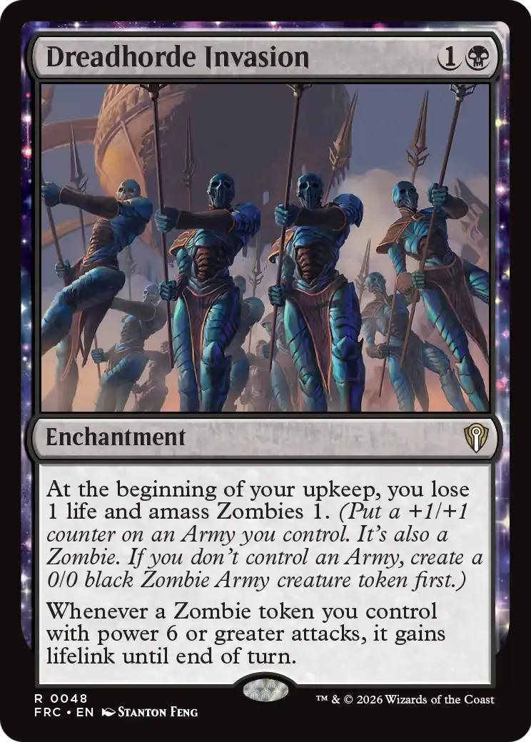 Invasion de la Horde de l'effroi — Reality Fracture Commander — Magic: The Gathering