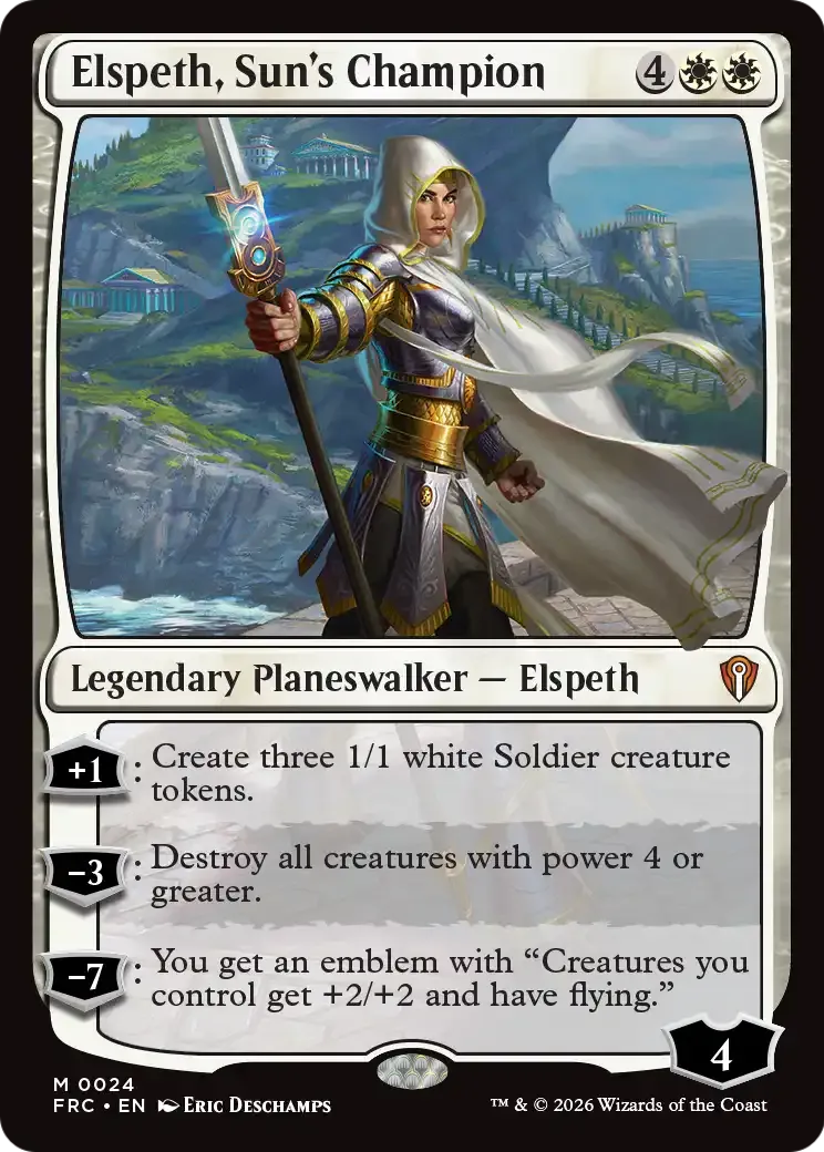 Elspeth, Sun's Champion — Reality Fracture Commander — Magic: The Gathering