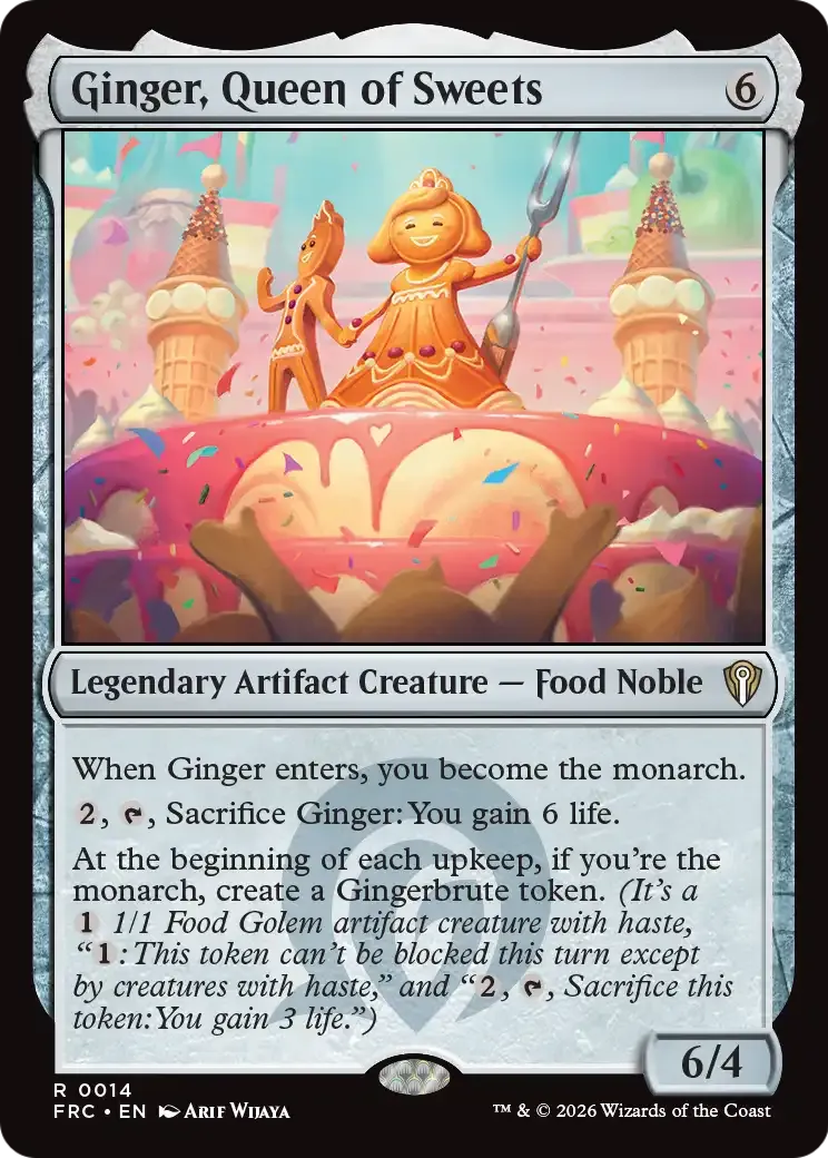 Ginger, Queen of Sweets — Reality Fracture Commander — Magic: The Gathering