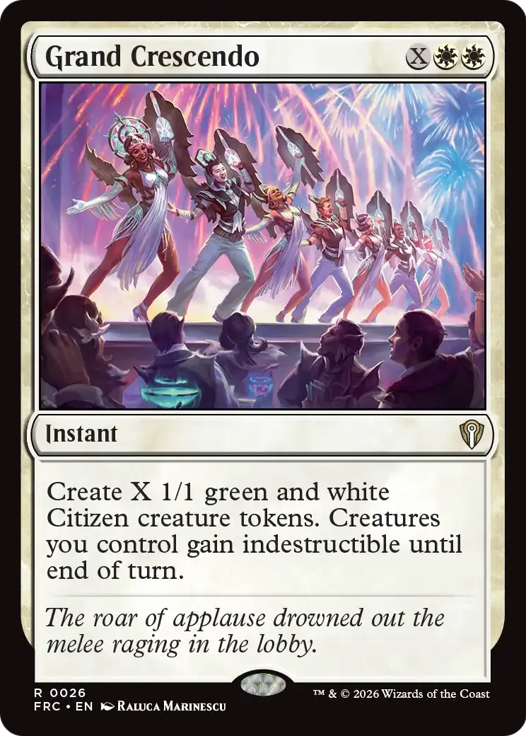 Grand Crescendo — Reality Fracture Commander — Magic: The Gathering