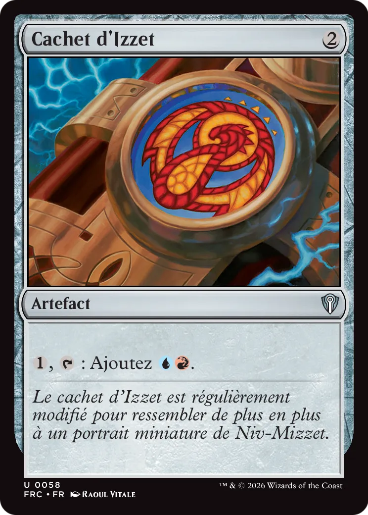 Cachet d'Izzet — Reality Fracture Commander — Magic: The Gathering