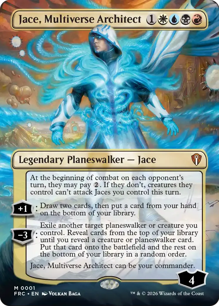 Jace, Multiverse Architect — Reality Fracture Commander — Magic: The Gathering