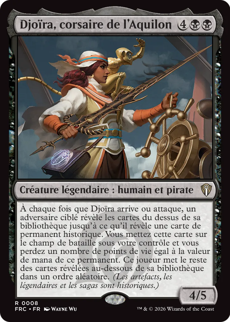 Djoïra, corsaire de l'Aquilon — Reality Fracture Commander — Magic: The Gathering