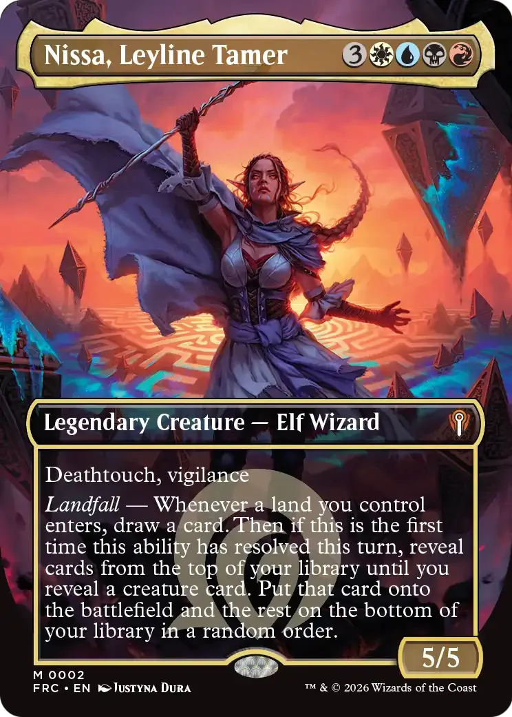 Nissa, Leyline Tamer — Reality Fracture Commander — Magic: The Gathering