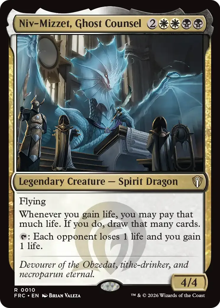Niv-Mizzet, Ghost Counsel — Reality Fracture Commander — Magic: The Gathering