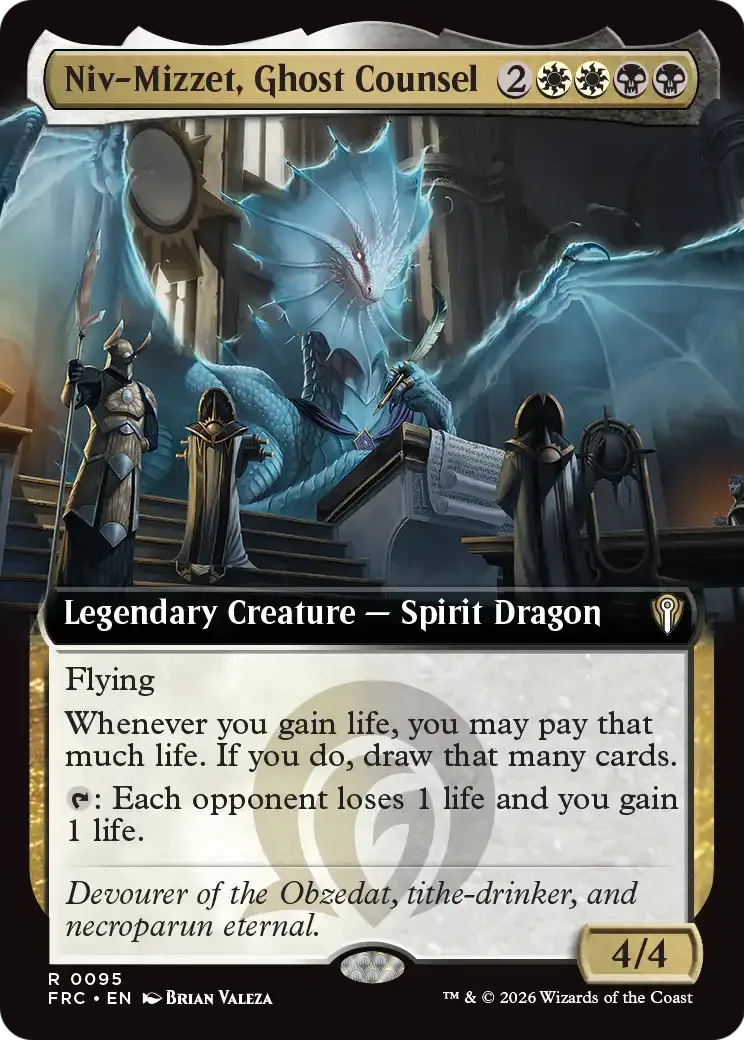 Niv-Mizzet, Ghost Counsel — Reality Fracture Commander — Magic: The Gathering