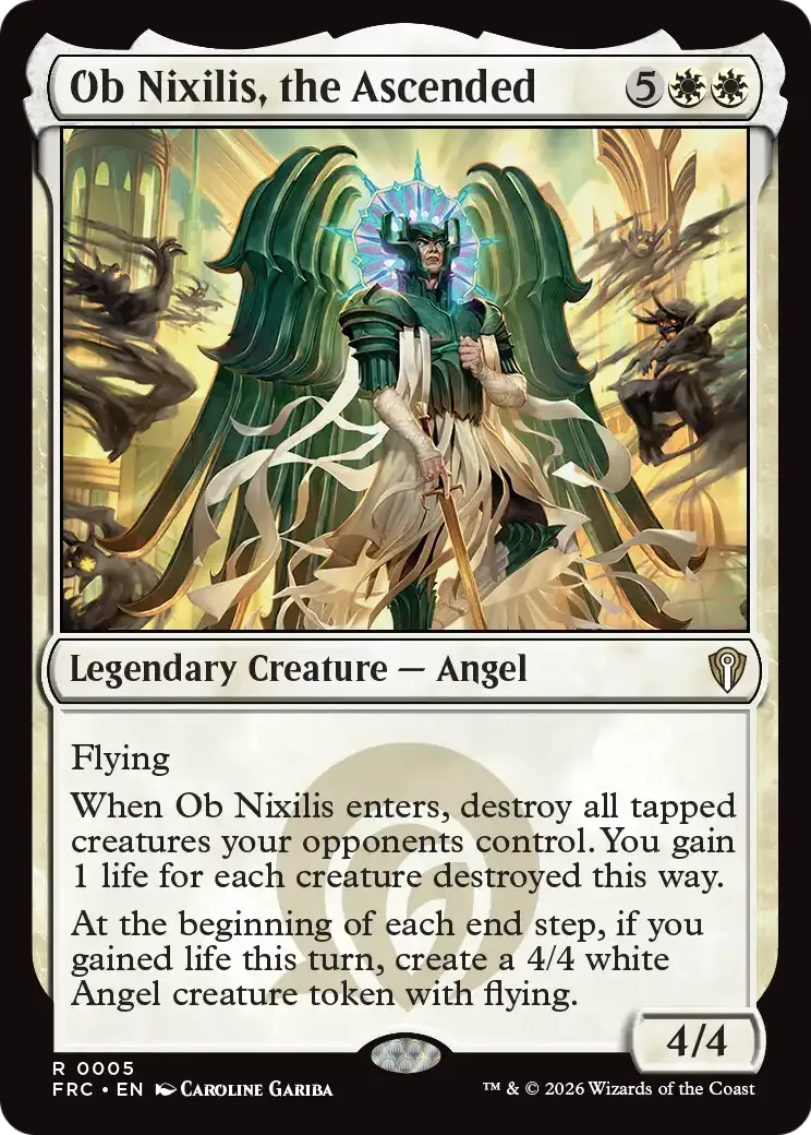 Ob Nixilis, the Ascended — Reality Fracture Commander — Magic: The Gathering