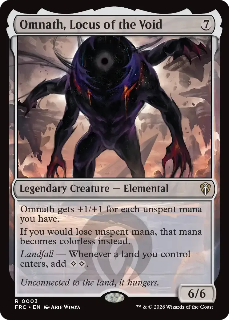 Omnath, Locus of the Void — Reality Fracture Commander — Magic: The Gathering