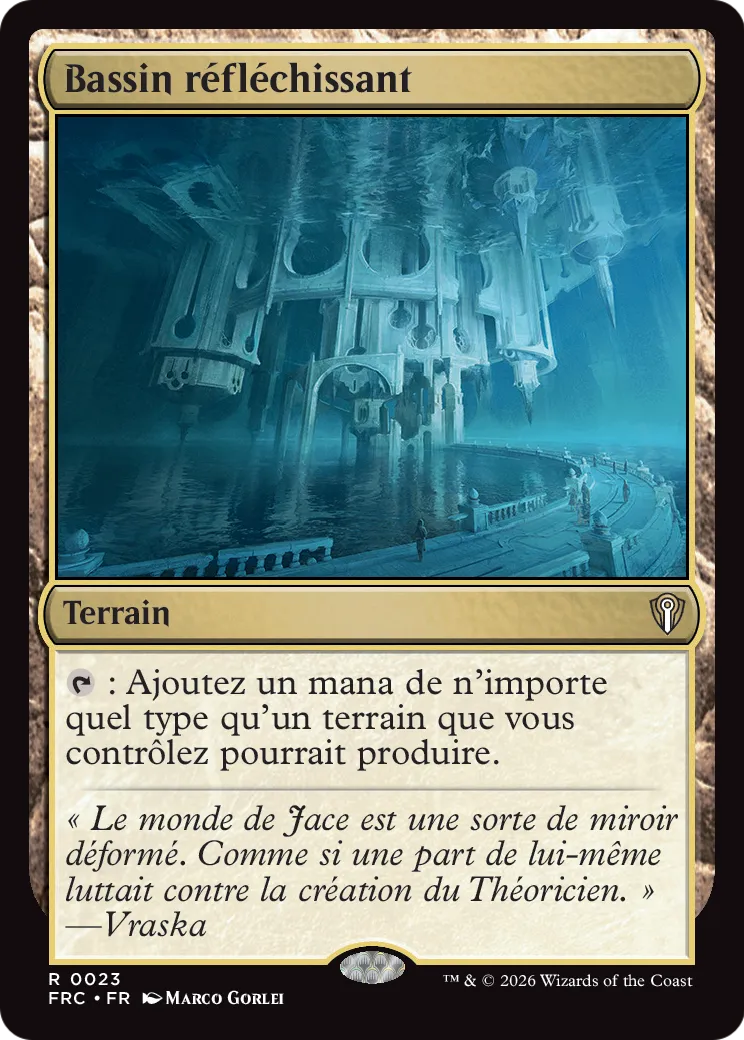 Bassin réfléchissant — Reality Fracture Commander — Magic: The Gathering