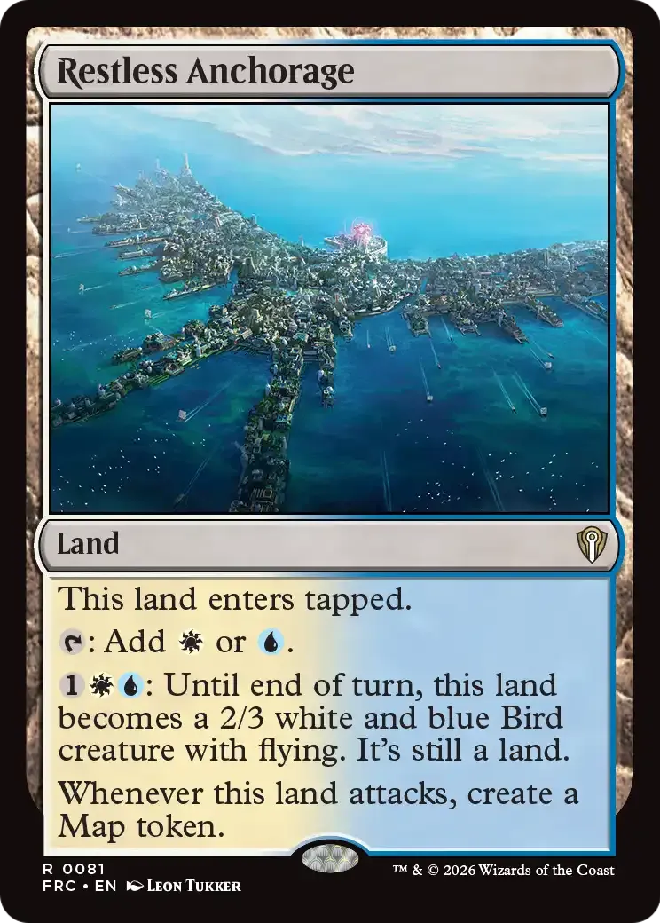 Restless Anchorage — Reality Fracture Commander — Magic: The Gathering