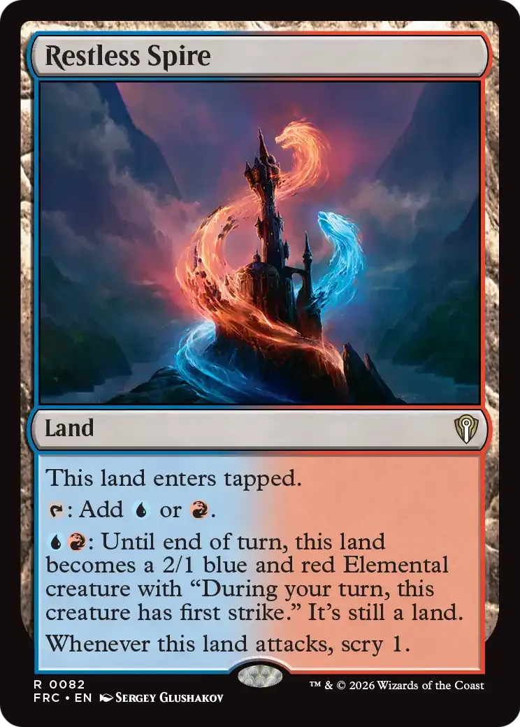 Restless Spire — Reality Fracture Commander — Magic: The Gathering