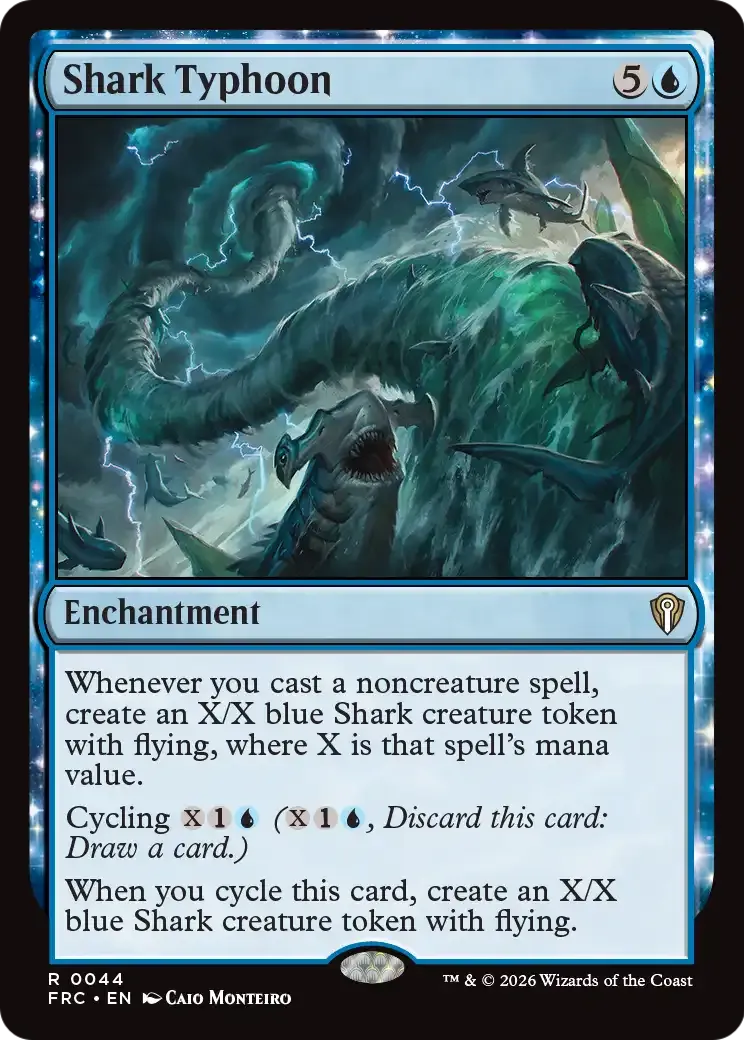 Shark Typhoon — Reality Fracture Commander — Magic: The Gathering