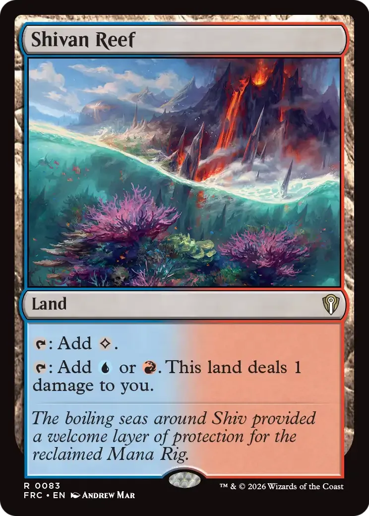 Brisants shivâns — Reality Fracture Commander — Magic: The Gathering
