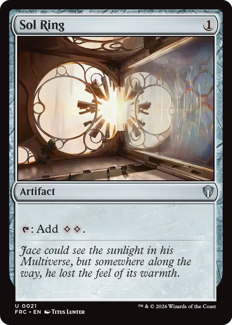 Sol Ring — Reality Fracture Commander — Magic: The Gathering