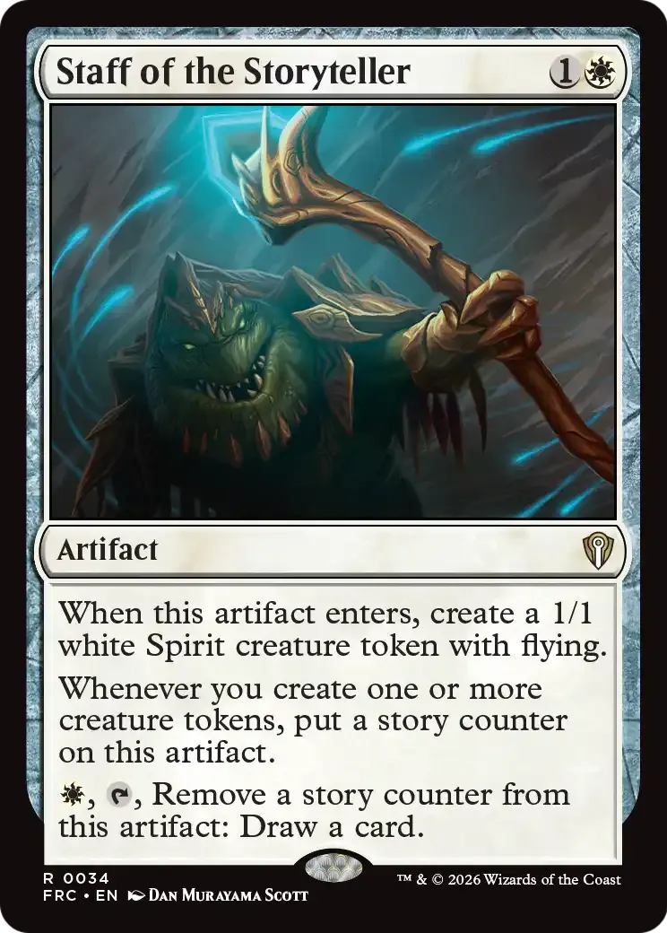 Staff of the Storyteller — Reality Fracture Commander — Magic: The Gathering
