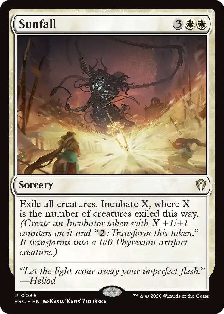 Sunfall — Reality Fracture Commander — Magic: The Gathering