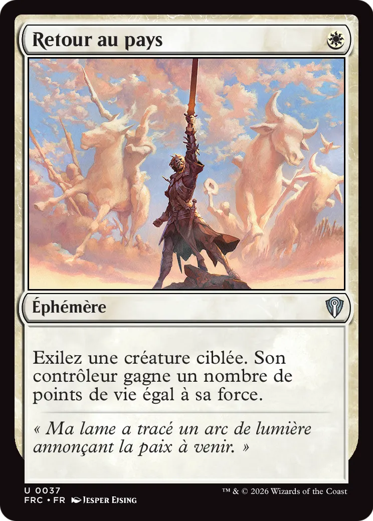 Retour au pays — Reality Fracture Commander — Magic: The Gathering
