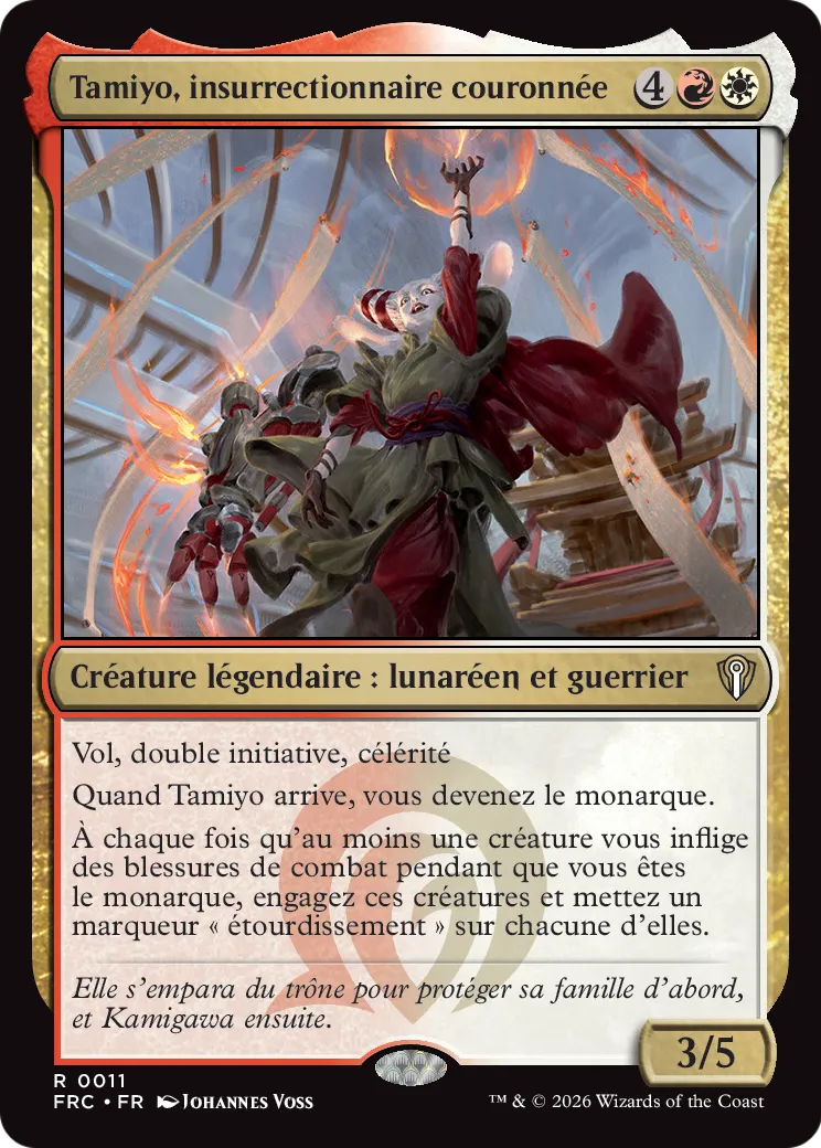 Tamiyo, insurrectionnaire couronnée — Reality Fracture Commander — Magic: The Gathering