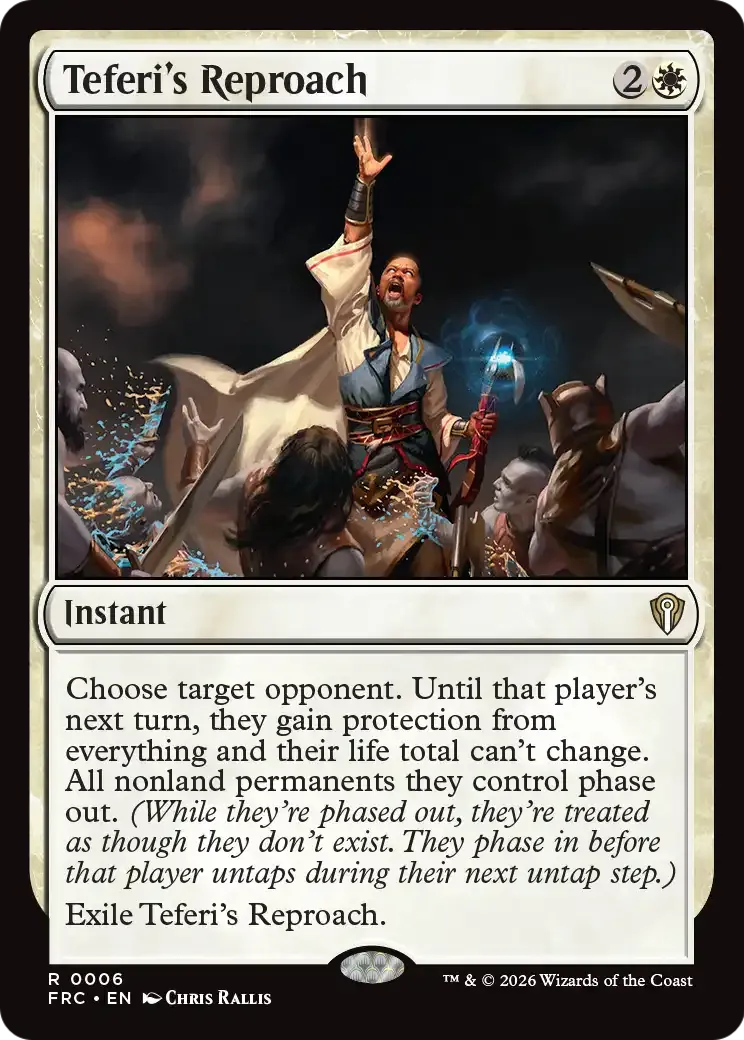 Teferi's Reproach — Reality Fracture Commander — Magic: The Gathering