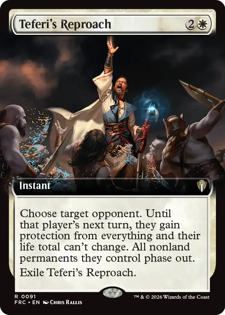 Teferi's Reproach — Reality Fracture Commander — Magic: The Gathering