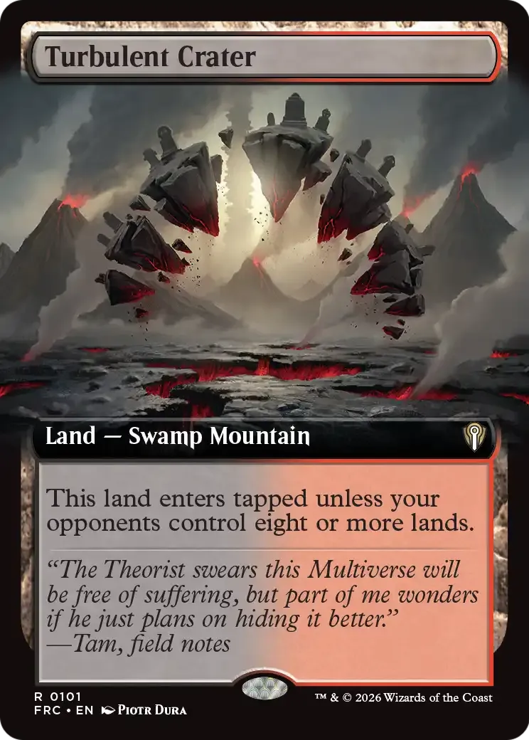 Turbulent Crater — Reality Fracture Commander — Magic: The Gathering
