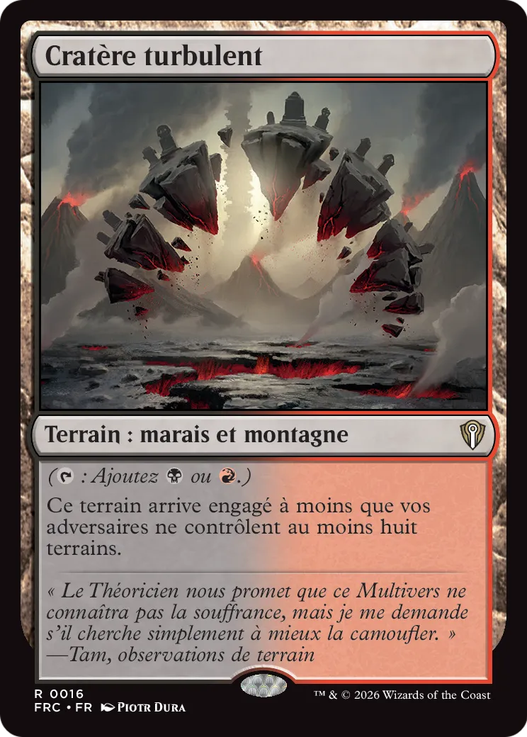 Cratère turbulent — Reality Fracture Commander — Magic: The Gathering