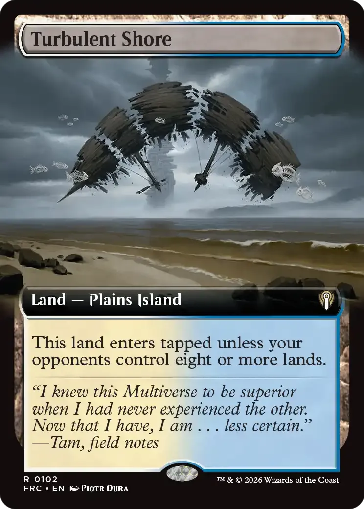 Turbulent Shore — Reality Fracture Commander — Magic: The Gathering