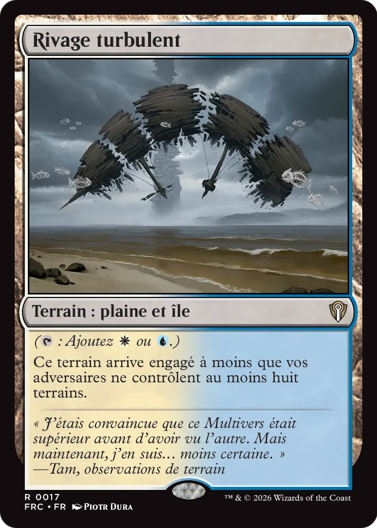 Rivage turbulent — Reality Fracture Commander — Magic: The Gathering