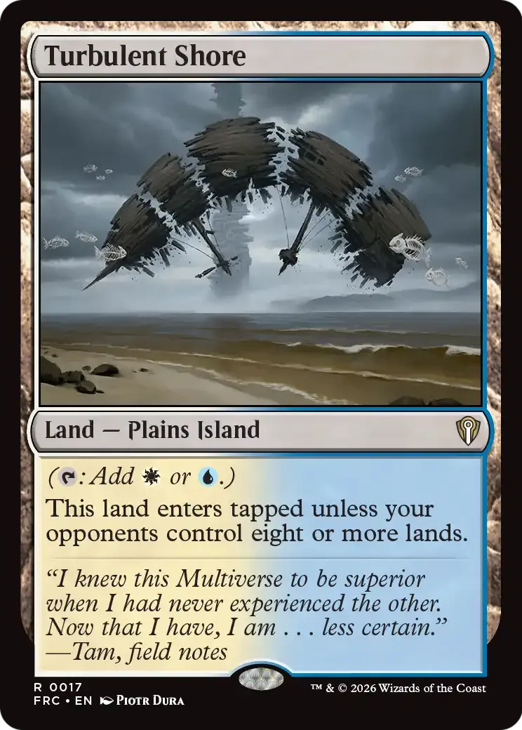 Turbulent Shore from Reality Fracture Commander - Magic: The Gathering