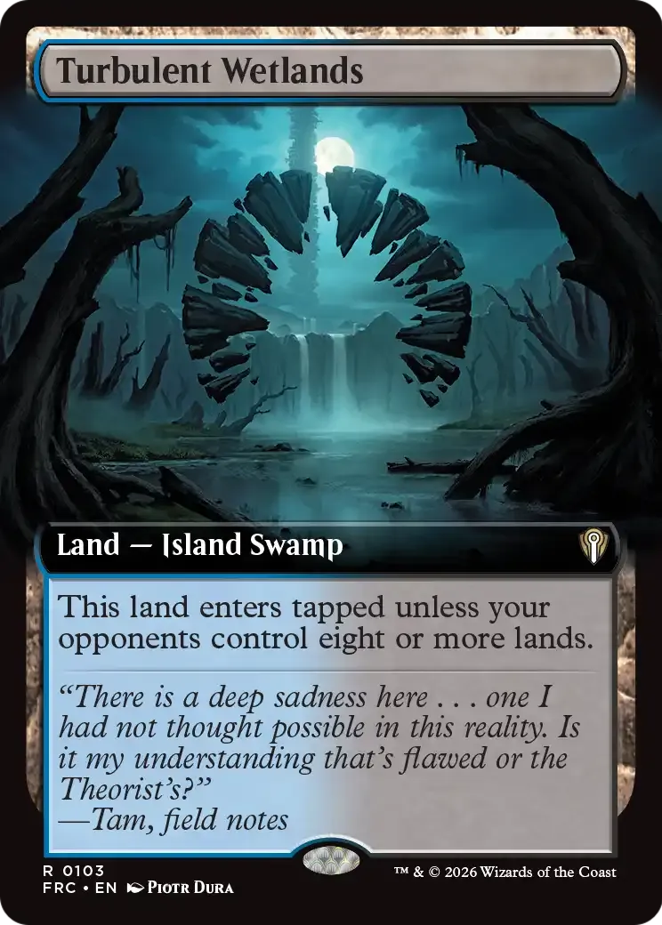 Turbulent Wetlands — Reality Fracture Commander — Magic: The Gathering