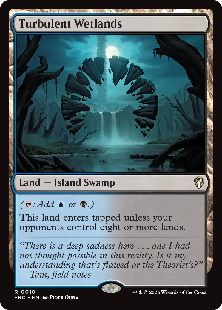 Turbulent Wetlands — Reality Fracture Commander — Magic: The Gathering