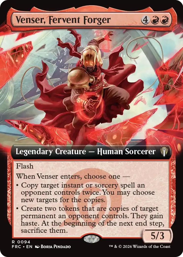 Venser, Fervent Forger — Reality Fracture Commander — Magic: The Gathering
