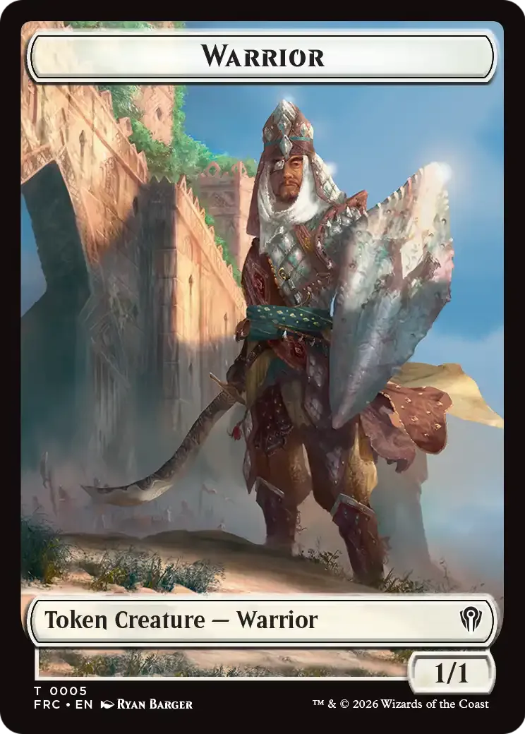 Warrior — Reality Fracture Commander — Magic: The Gathering
